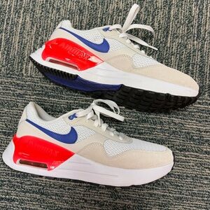 Nike Women's White, Orange and Blue Sneakers